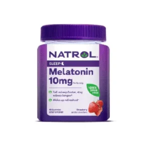 ناترول ميلاتونين 10 ملجم علكات مكمل غذائي للنوم-NATROL MELATONIN 10 mg gummies dietary supplement
