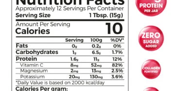 Strawberry High Protein Fruit Purée Zero Treat 180g Zero Sugar Added & Collagen Fortified-فيويل بروتين ووتر ميكس بيري 500 مل مشروب بروتين منعش لدعم التعافي العضلي