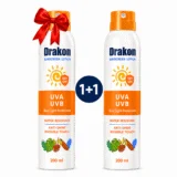 Drakon Sunscreen Water Resistant Antioxidant Promopack 1+1 Offer 200ml
