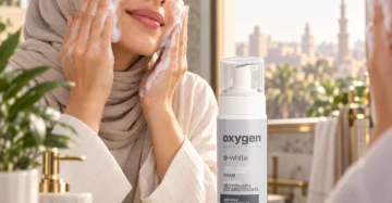 Oxygen O White Foam Facial Cleanser 200ml- أوكسجين أو وايت فوم غسول 200مل