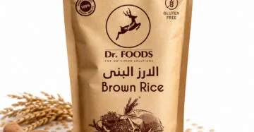 Dr. Foods Brown Rice 500g – Gluten-Free Whole Grain Rice with Fiber