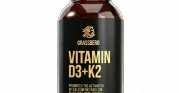 جراسبرج فيتامين D3 + K2 – 60 قرص