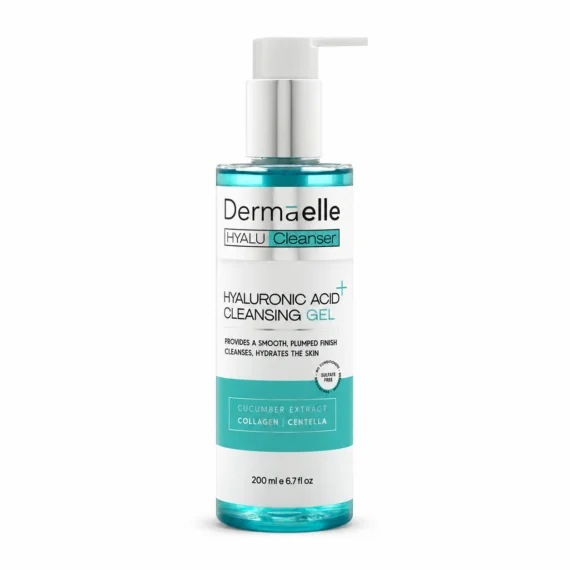 DERMAELLE Hyaluronic Acid Cleansing Gel 200ml - ديرما إل غسول جل بالهيالورنيك أسيد 200مل