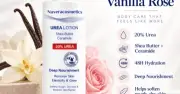 نوفيرا يوريا لوشن فانيلا روز - Nuvera Urea Lotion Vanilla Rose