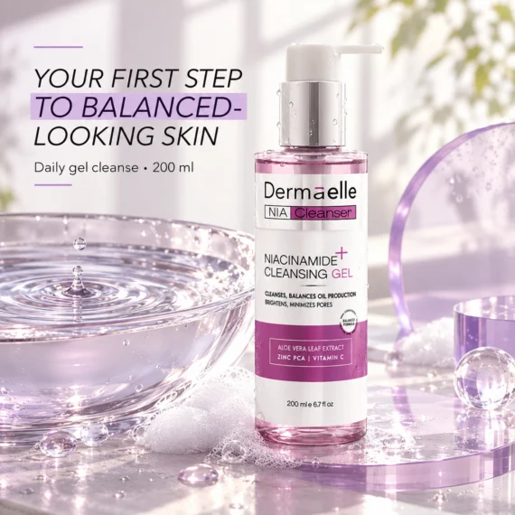 Dermaelle Niacinamide Cleansing Gel 200 ml - ديرما إل غسول جل بالنياسيناميد -2