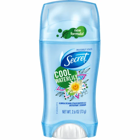 Cool Waterlily Clear Gel Deodorant 73g by Secret.