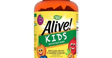ألايف! فيتامينات متعددة للأطفال – دعم النمو والمناعة بطعم الفواكه – 60 قطعة جامي Alive! Kids Multivitamin Gummy – Daily Growth & Immune Support – 60 Fruit-Flavored Gummies