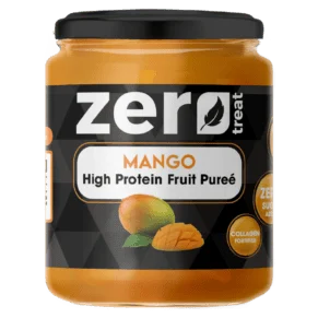Mango High Protein Fruit Purée 180g – 20g Protein Zero Sugar Added-بيوريه المانجو بالبروتين زيرو تريت 180 جم 20 جم بروتين بدون سكر مضاف