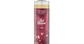 Eva Body Splash Red Glamour 240 ml fruity floral body mist with lasting scent-ايفا بادى سبلاش ريد جلامور 240 مل برائحة فواكه وزهور تدوم طويلاً