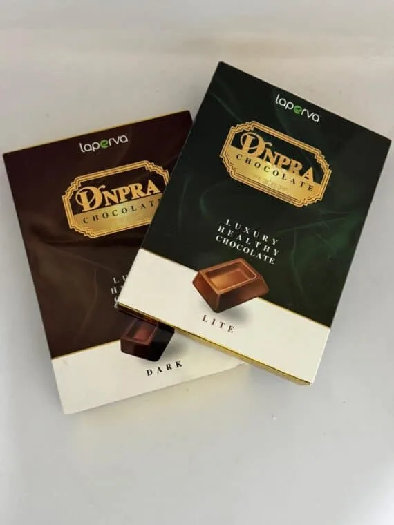 علبة شوكولاتة دنبرا لابيرفا Dark بدون سكر مضاف