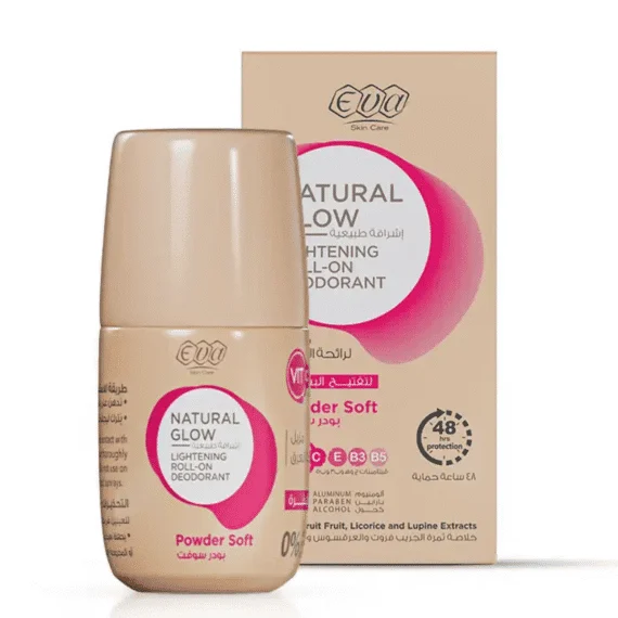 Eva Roll On Powder Soft 60 g soft powder scent deodorant-ايفا رول اون بودر سوفت 60 جم برائحة بودر ونعومة طويلة