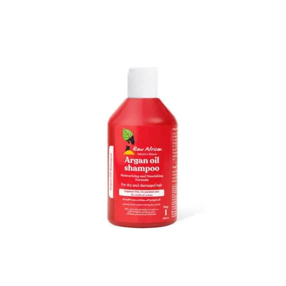 رو افريكان شامبو أرجان 300مل-Raw African Argan Shampoo 300ml
