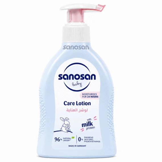 Sanosan Baby Care Lotion 200ml – Daily Moisturizing & Protection for Sensitive Baby Skin