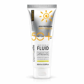UV Defense SPF 50 Invisible Fluid 60ml - ديرما إل هيالو سولير سائل شفاف واقي من الشمس بعامل حماية 50+-3