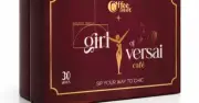 جيرل أوف فيرساي كافيه 30 ساشيه | مشروب قهوة عملي بنكهة أنيقة للاستخدام اليومي-Girl of Versai Cafe 30 Sachets | Stylish Instant Coffee for Daily Use