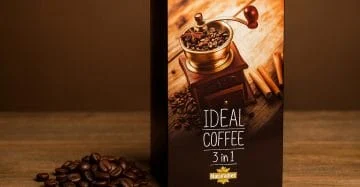 Ideal Coffee 3 in 1 – Healthy Instant Coffee with Whey Protein & Coconut (25 Sachets) قهوة Ideal 3 في 1 – قهوة صحية فورية ببروتين الواي وجوز الهند (25 كيس)