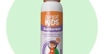 Superkids Sun Screen Lotion 200ml – SPF 50+ sunscreen for children and babies سوبركيدز لوشن واقي من الشمس 200مل – واقي شمس للأطفال بعامل حماية 50+