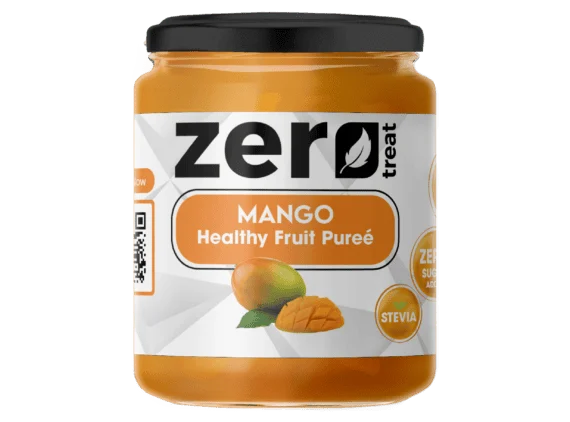 Mango Healthy Fruit Purée 180g – Zero Treat 95% Real Fruit & No Added Sugar-بيوريه المانجو زيرو تريت 180 جم 95% فاكهة طبيعية بدون سكر مضاف