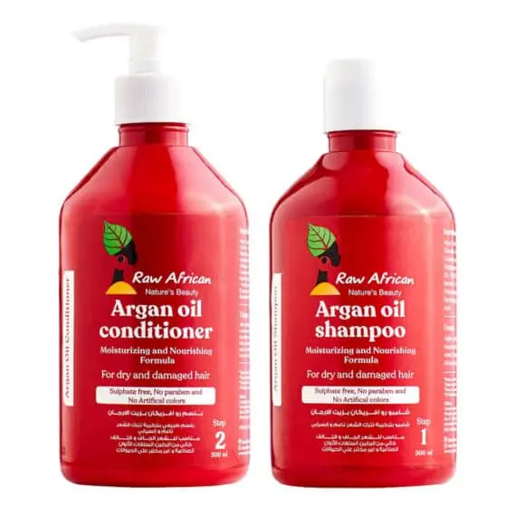 رو افريكان شامبو أرجان 500مل - Raw African Argan Shampoo 500ml