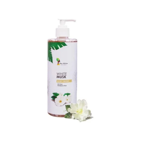 رو افريكان شاور جل المسك الأبيض 500مل-Raw African White Musk Shower Gel 500ml